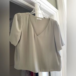 Babaton short sleeve blouse